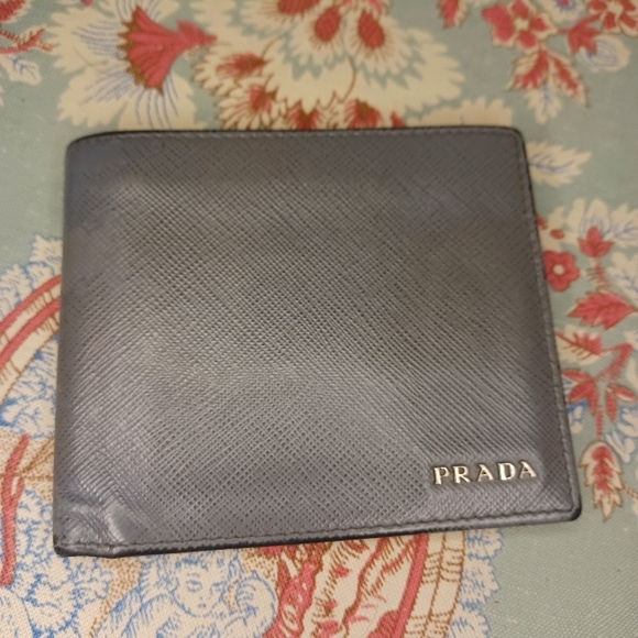 Prada Gray Bifold Wallet - Picture 1 of 11